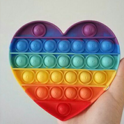 Mainan Viral Pop it Fidget Rainbow, Pop it viral, Mainan pop it, Fidget toys-1