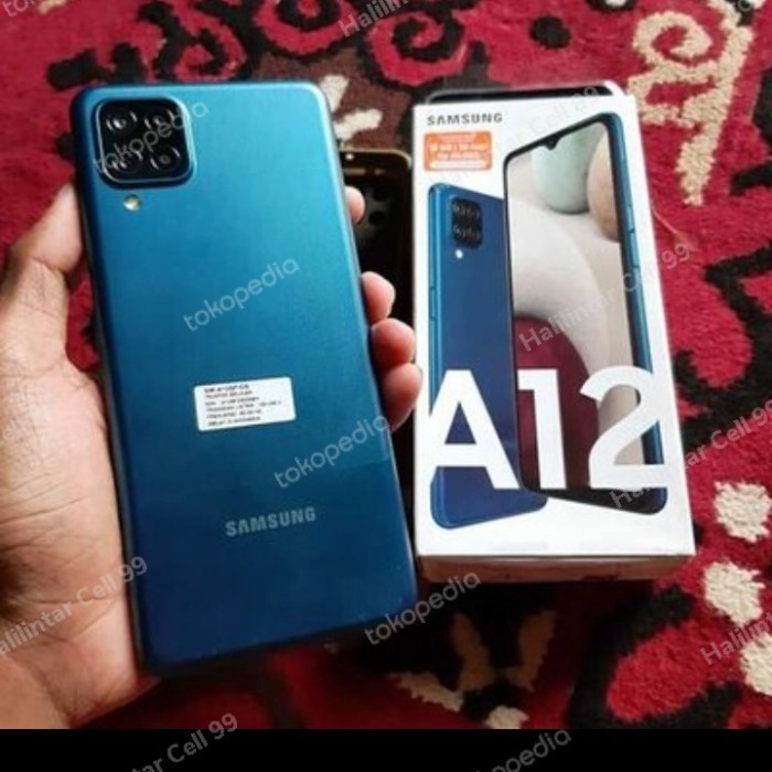 Samsung A12 Blue Ram 6 Rom 128 Blue