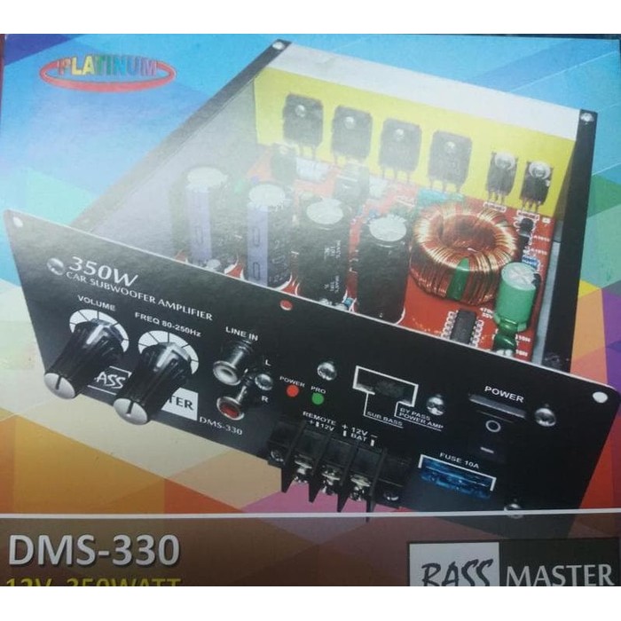 POWER MOBIL MONOBLOCK SUPER SUBWOOFER DMS 330 berkualitas