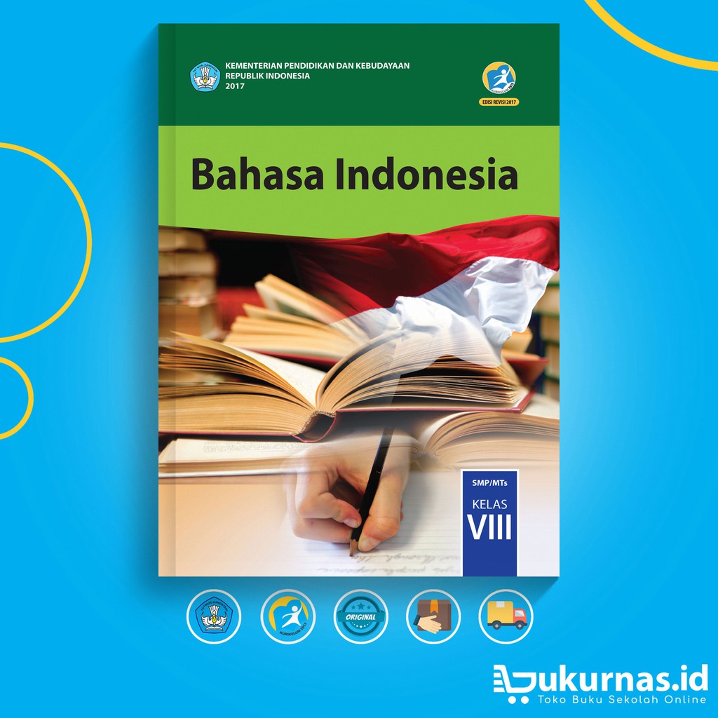 Buku Bahasa Indonesia SMP Kelas 8 K13 Revisi Terbaru-0