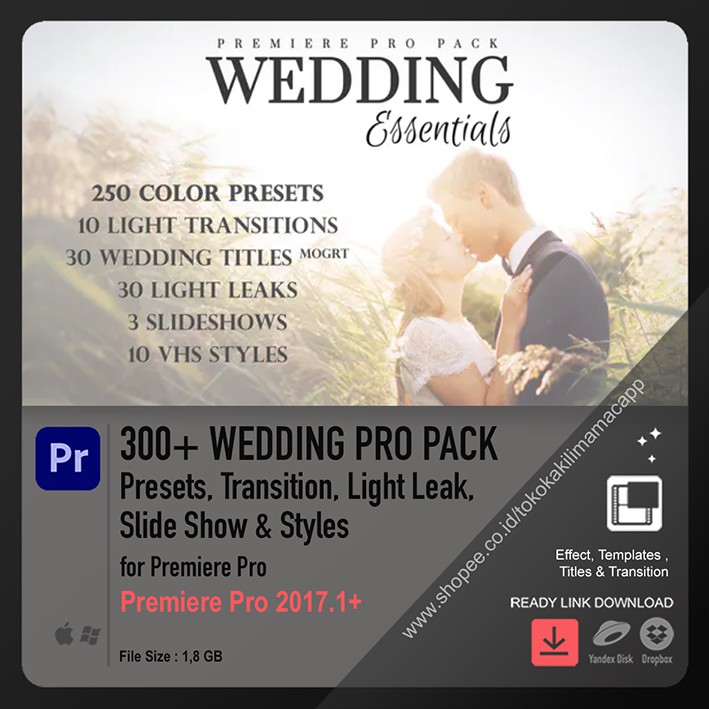 300+ Wedding Pro Pack for Premiere Pro