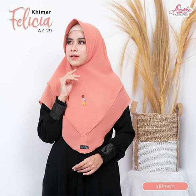 Jilbab khimar felicia by Azamka