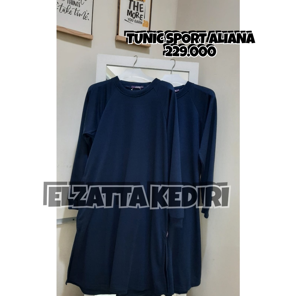 Elzatta Tunik Sport Aliana Atasan Muslim Wanita Ternyaman