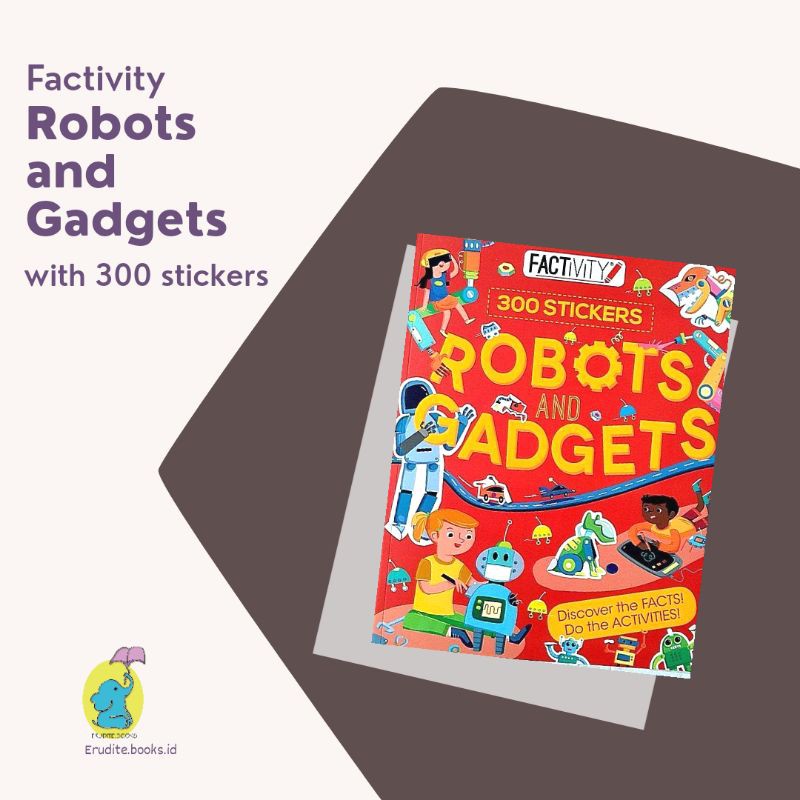 [EB] Factivity Robots and Gadgets with 300 stickers