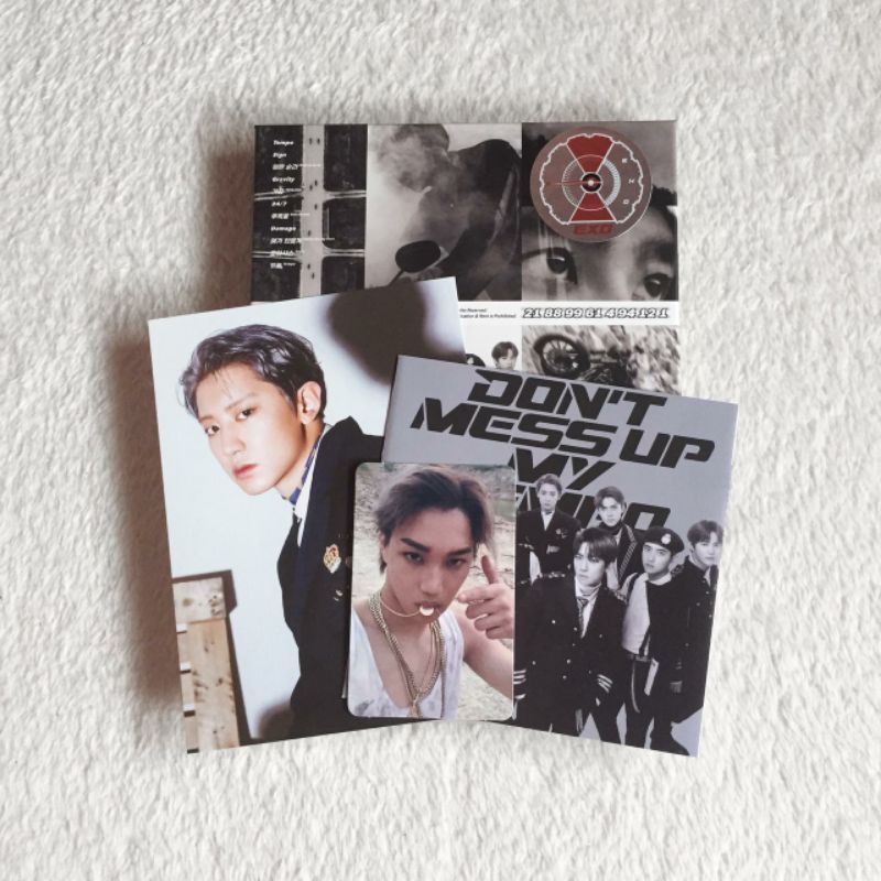 EXO Album Photocard DMUMT Set PC Kai Chanyeol Don’t Mess Up My Tempo