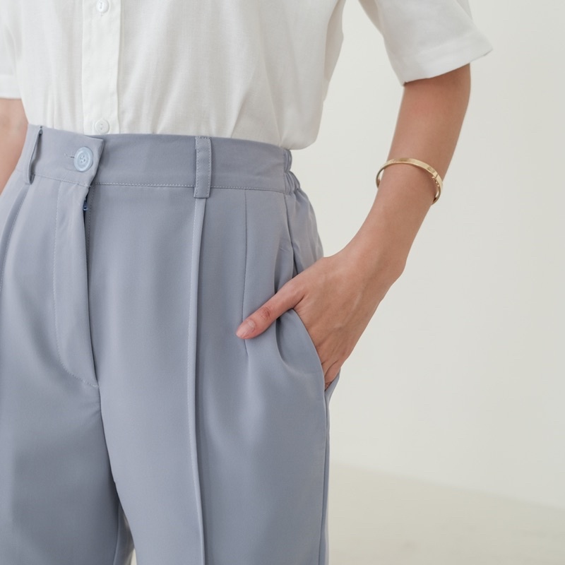 Beige Studio - Dallas Pants / Celana Panjang High Waisted Wanita