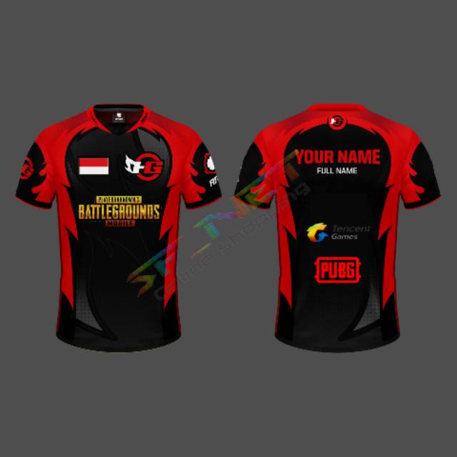 Jersey Baju Pubg Kaos Gaming New Desain Free Nikename Shopee Indonesia