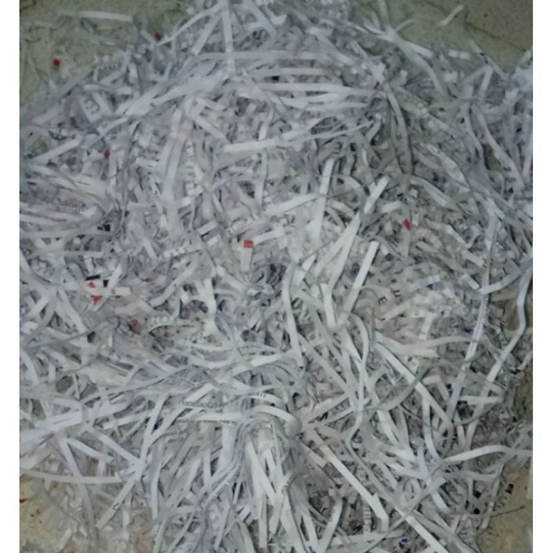 

cacahan kertas putih