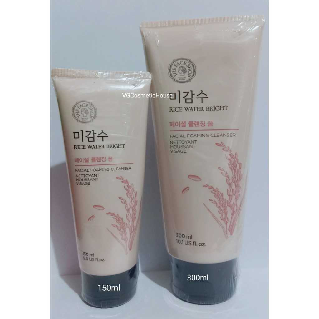 The Face Shop Rice Water Bright Cleansing Foam 150ml