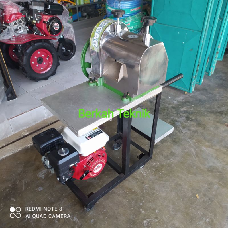 Mesin Gilingan Tebu Carlton Lengkap Rangka Dan Mesin Penggerak