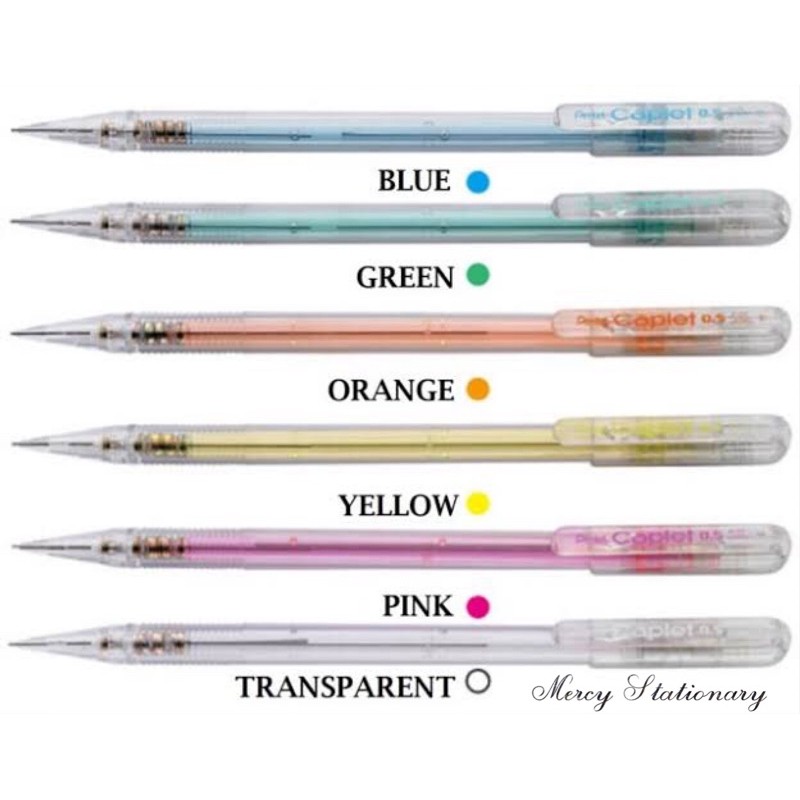 

Mechanic Pencil Pentel Caplet 0,5 Pensil Mekanik Pentel Caplet