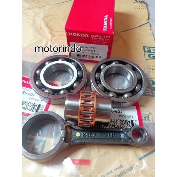 Stang seher cb K 56,komplit plus bearing 2PC,cb 150,CBR 150,old, new,Supra GTR,(K 56A,)ori