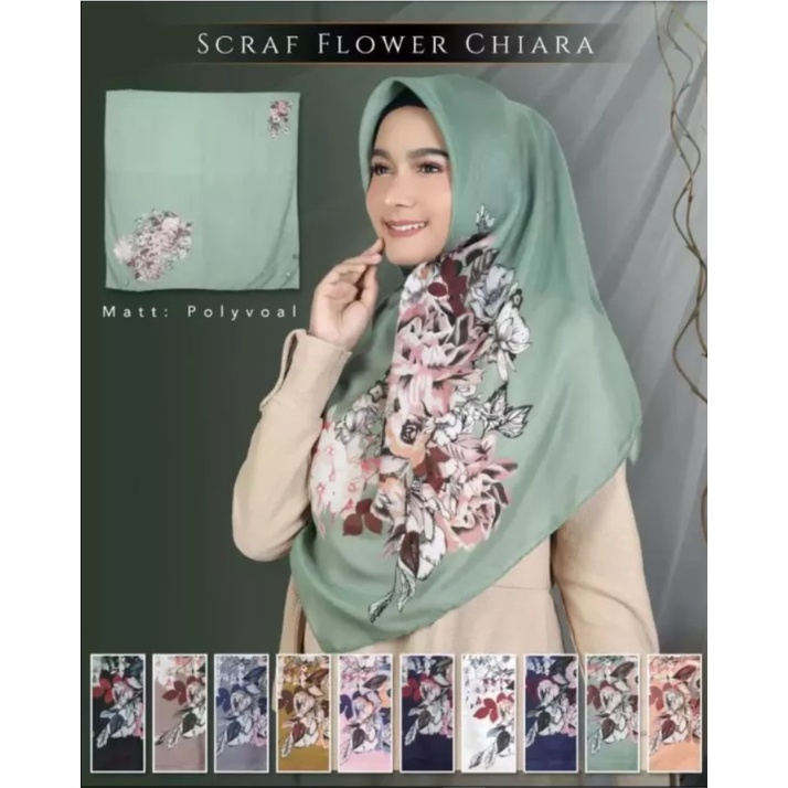 SEGIEMPAT CHIARA MOTIF VOAL HARGA GROSIR SEGI EMPAT PINGGIRAN JAHIT TEPI HIJAB BY BEST FASHION SCARF