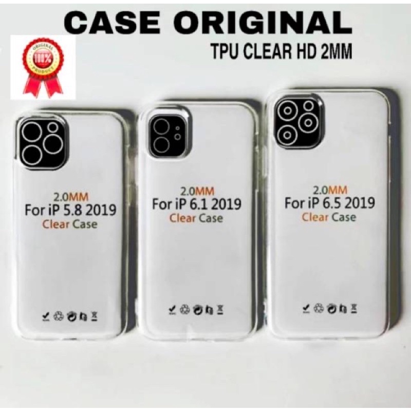 CLEAR CASE - Softcase Oppo A94 F17 Pro Reno 3 Pro Realme C12 Realme 7 Pro Case Bening Transparan