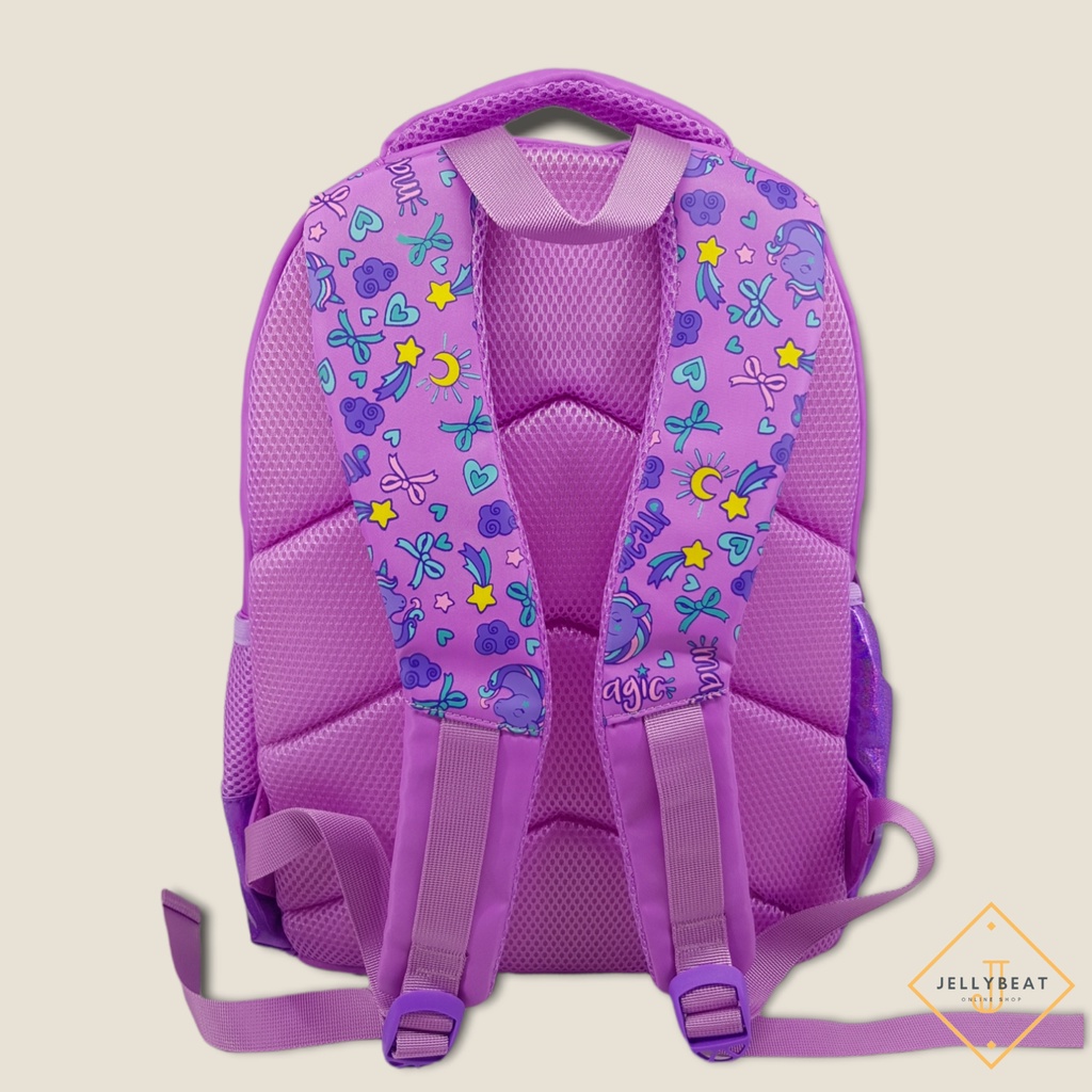 Tas Ransel Import Smiggle - Senior Purple Unicorn