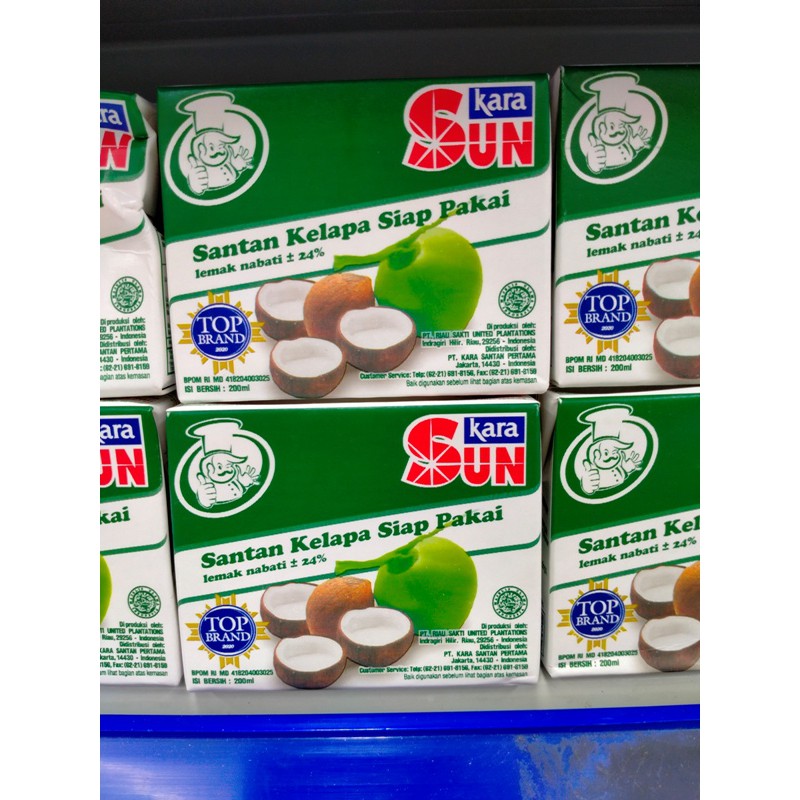 

SANTAN KELAPA INSTAN SUN KARA 200 ML