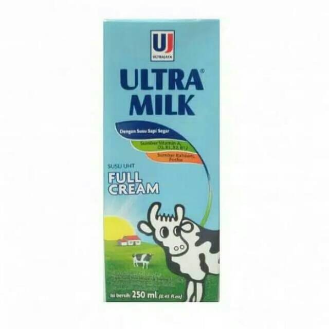 Jual Susu Ultramilk Full Cream UHT 250ml | Shopee Indonesia