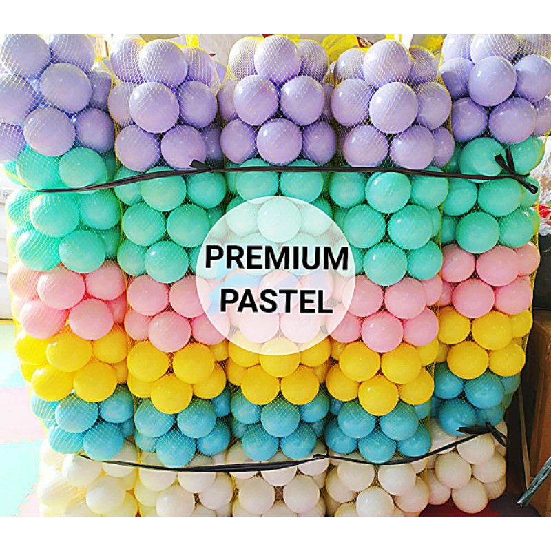 [BEBAS PILIH WARNA] Mandi Bola Pastel Metalic Premium Tebal Halus | SNI Ball Mainan Anak Metalik