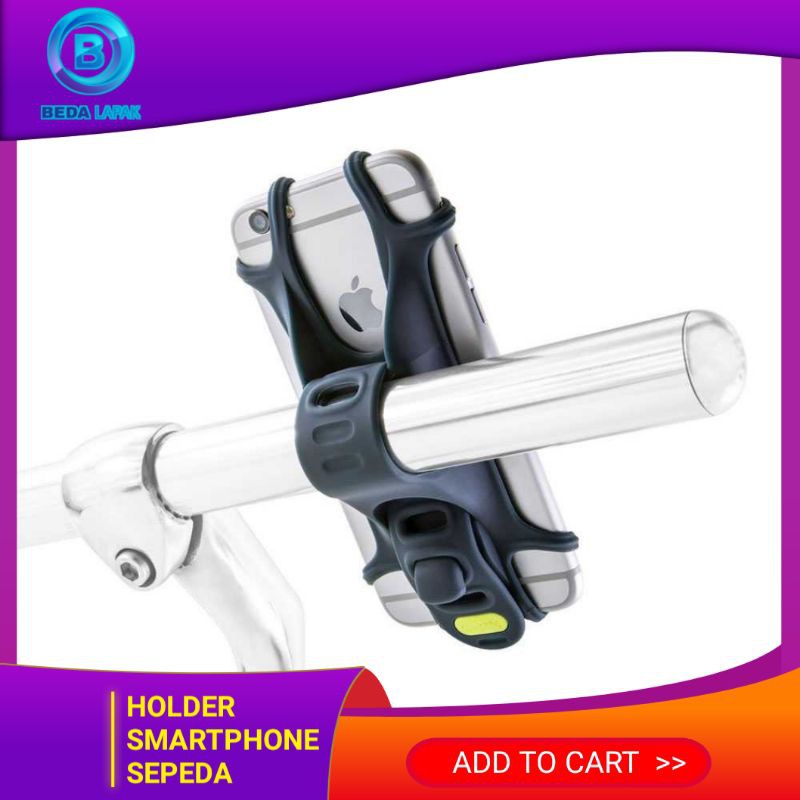 Holder Hp sepeda motor Smartphone stang Sepeda waterproof