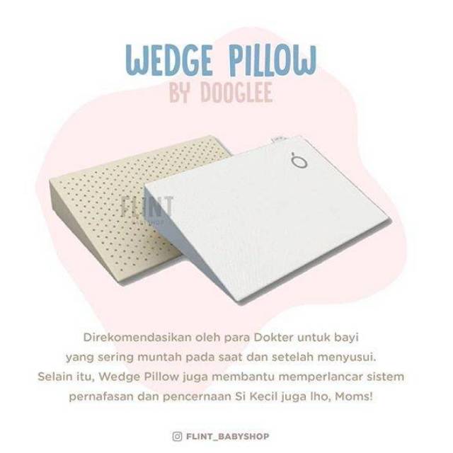 Wedge pillow Bantal latex anak bayi kids toddler anti peyang dooglee doogle