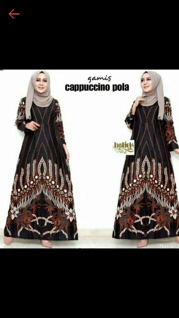 Gamis Batik Manggar, Padi,sekar,cantik,kubis,kipas,daun,kupu,nadine,gendis