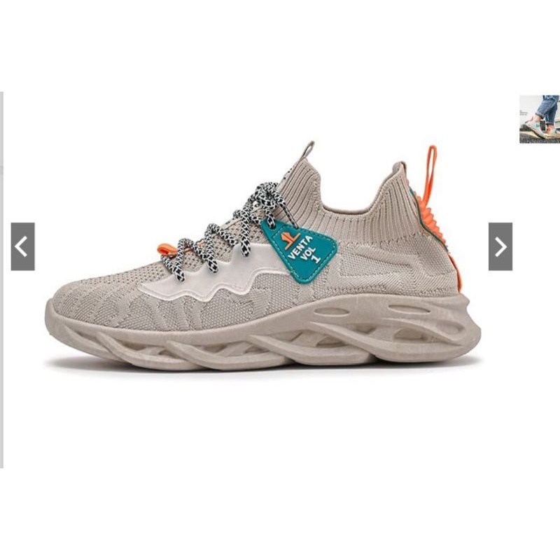 Venta Vol 1 Coklat | Sepatu Sneakers Running Gym Shoes Sports