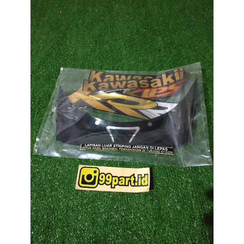 STICKER/STRIPING KAWASAKI ZX150KRR SILVER
