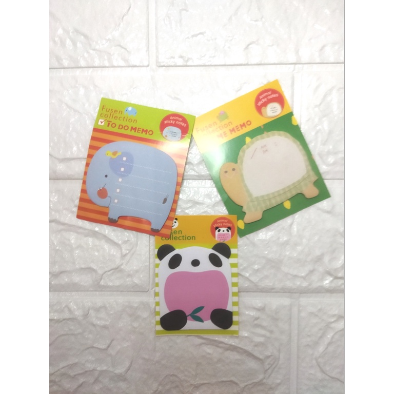 

Animal Sticky Notes / Memo dengan Perekat Bentuk Binatang