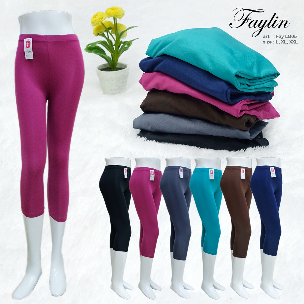 FAYLIN | Leging 7/8 Dewasa Model Celana Ketat art Fay LG05