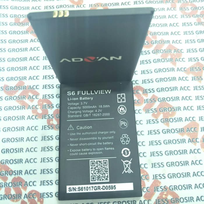 Baterai Battery Batre Original ADVAN Vandroid S6 Full View , i55D