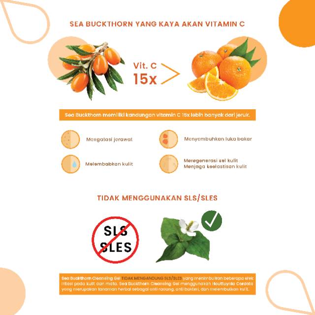 KLEVERU Sea Buckthorn Cleansing Gel