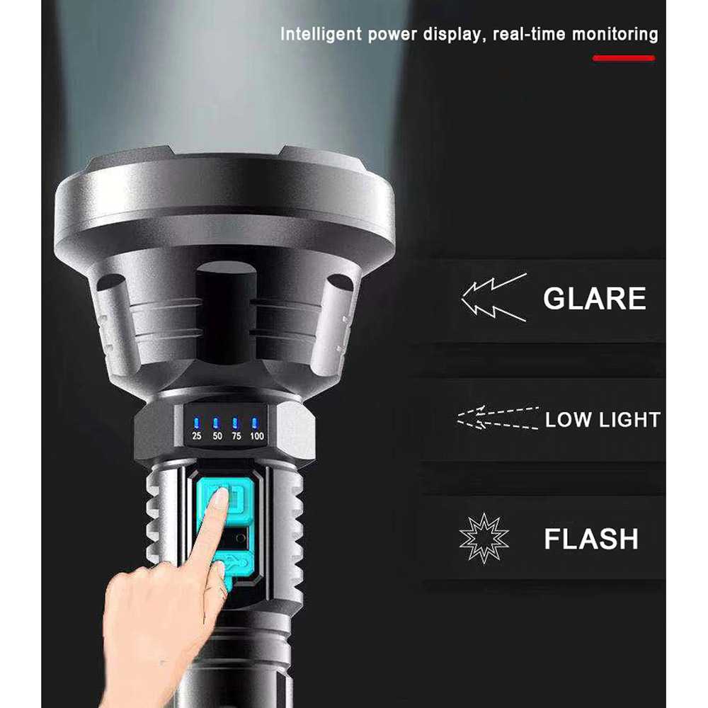 IDN TOOLS - Pocketman Senter LED Waterproof USB Cree XPE 500 Lumens - DY-2027