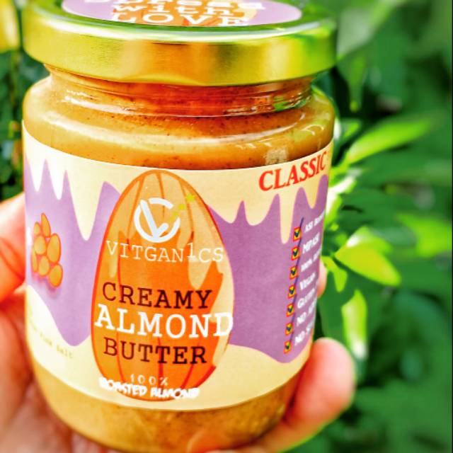

Vitganics ALMOND BUTTER | SELAI ALMOND rasa classic 250gr