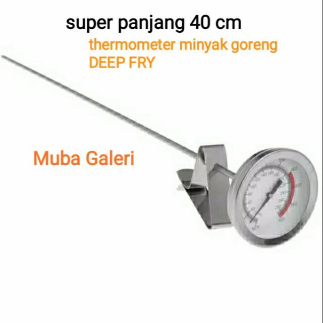 THERMOMETER DEEP FRY THERMOMETER ALAT UKUR SUHU PANAS MINYAK GORENG MEKANIK MASAK SERBAGUNA