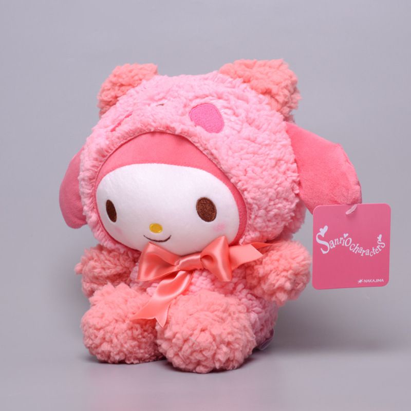 25cm My Melody Cinnamoroll Kuromi Sanrio Plush Toy Plushie Doll Gifts Stuffed Toys