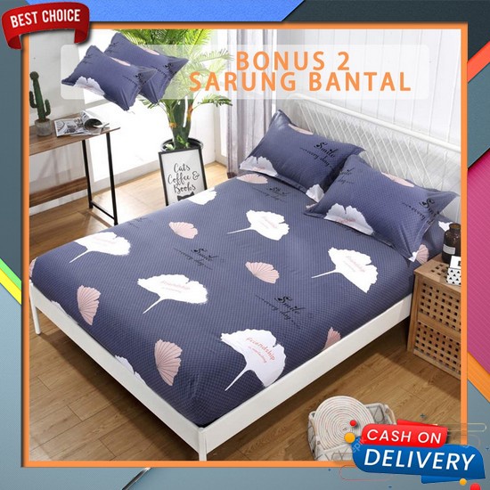Sprei/Seprai Selip Single Size Motif Fullprint | 120X200 Tinggi 20 Kasur No 3 Sprei Anak Motif Murah