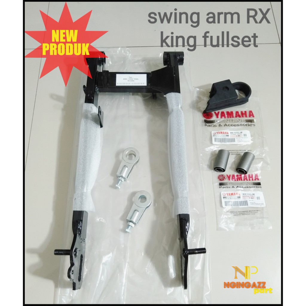 FORK SWING ARM LENGAN AYUN RX KING HITAM FULLSET