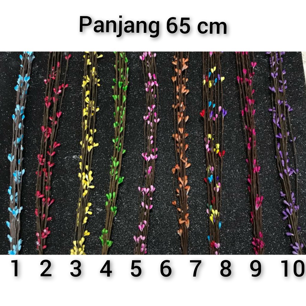 10 PCS - 40 CM &amp; 65 CM TANGKAI PUTIK | KAWAT PUTIK