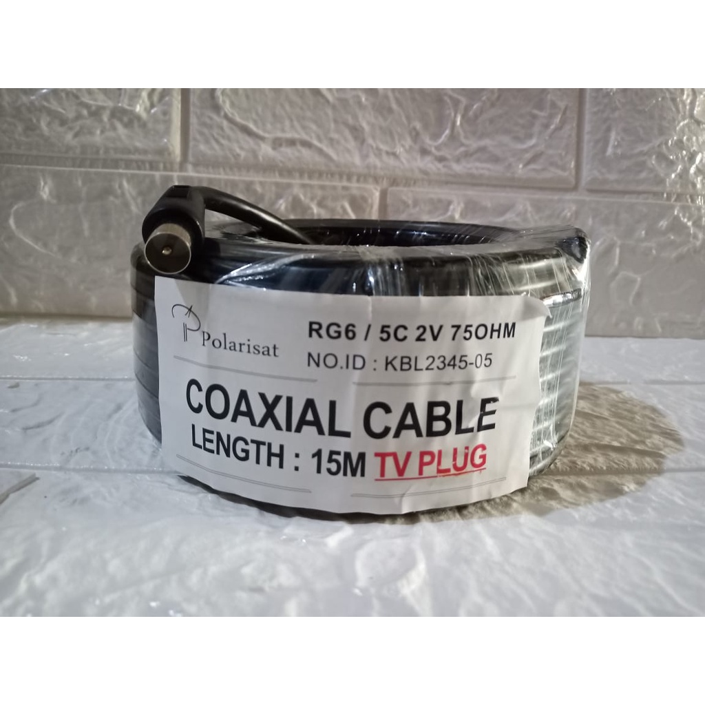 Kabel parabola Coaxial 15 m Kabel Lavela Venus kabel lgsat15 meter