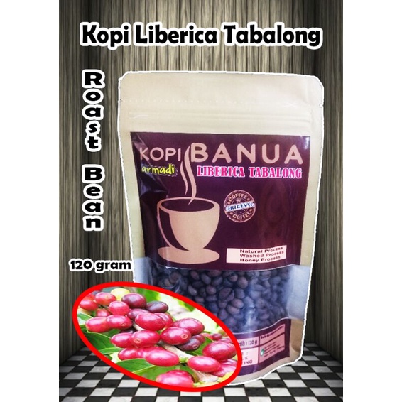 

Kopi Liberica Kopi Roast Bean Kopi Asli Kopi Kalimantan Kopi Tabalong 100 g