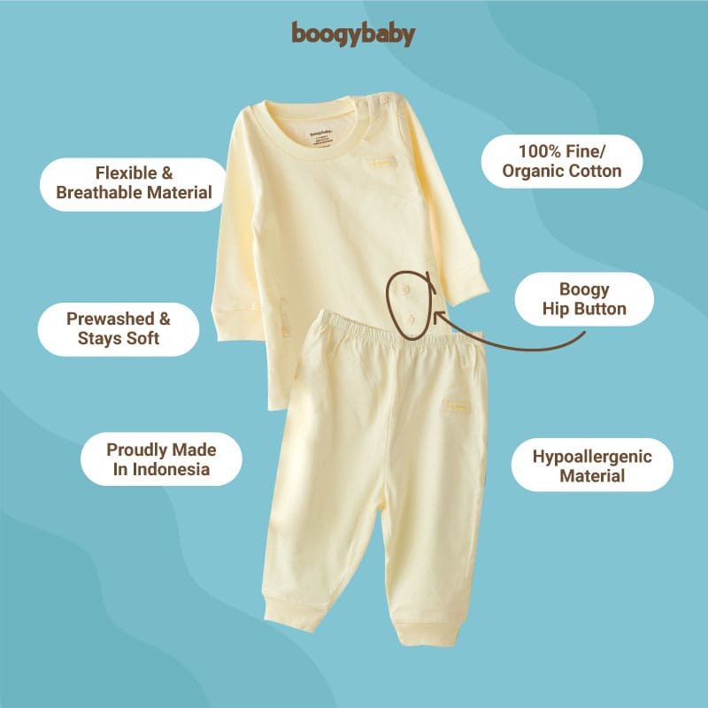 Boogy Baby Piyama Bayi dan Anak SOLID Series