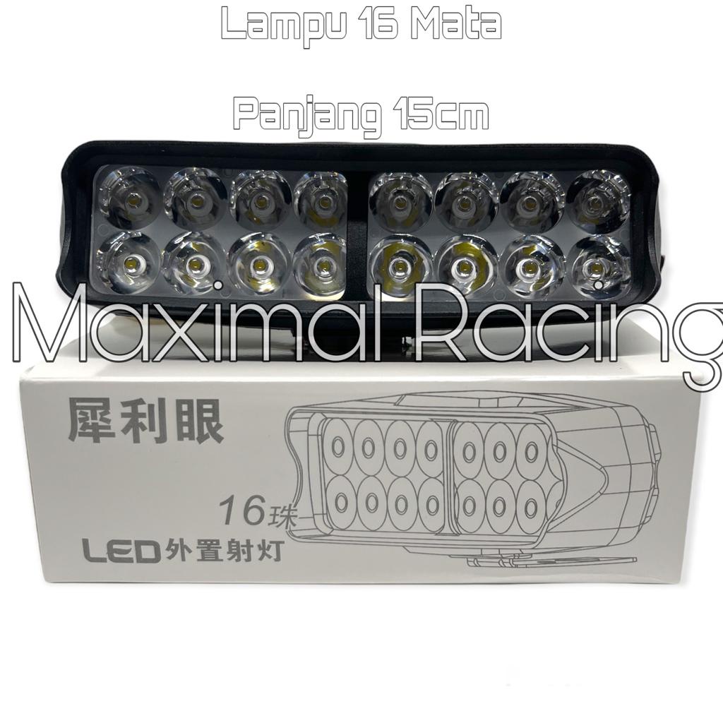 Lampu Tembak 16 LED 12 Volt Universal Plus Brecket