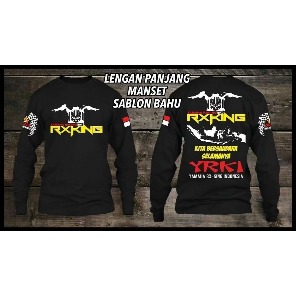 Kaos Hurley Lengan Panjang / Kaos Rx-King / Kaos Distro Motor Oblong