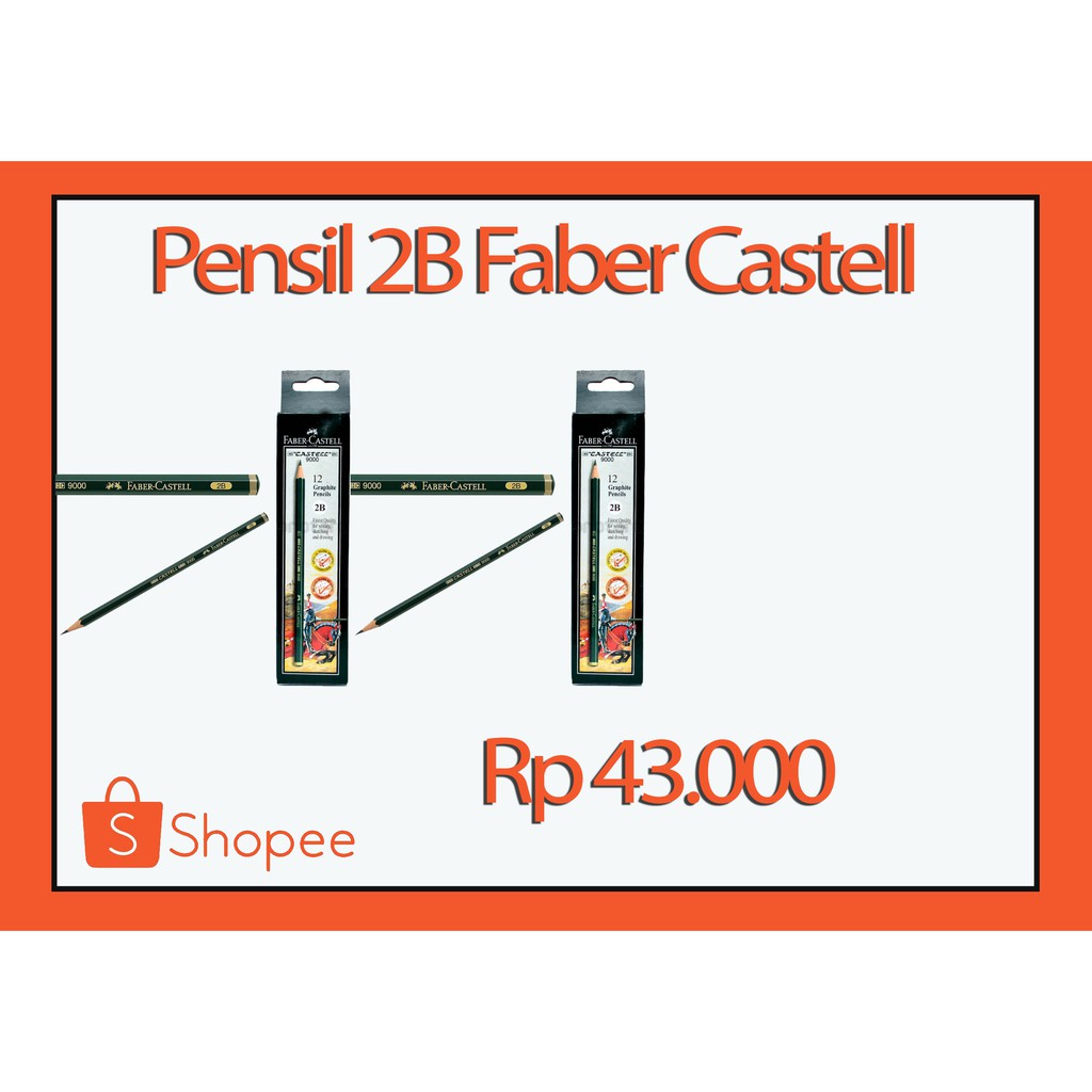 

PENSIL 2B FABER CASTELL (BOX)