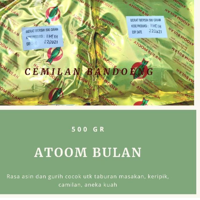 

HOT SALE|SQ29|BUMBU MASAK / PENYEDAP RASA CAP ATOOM BULAN 500 GR EXP AGUSTUS 2023