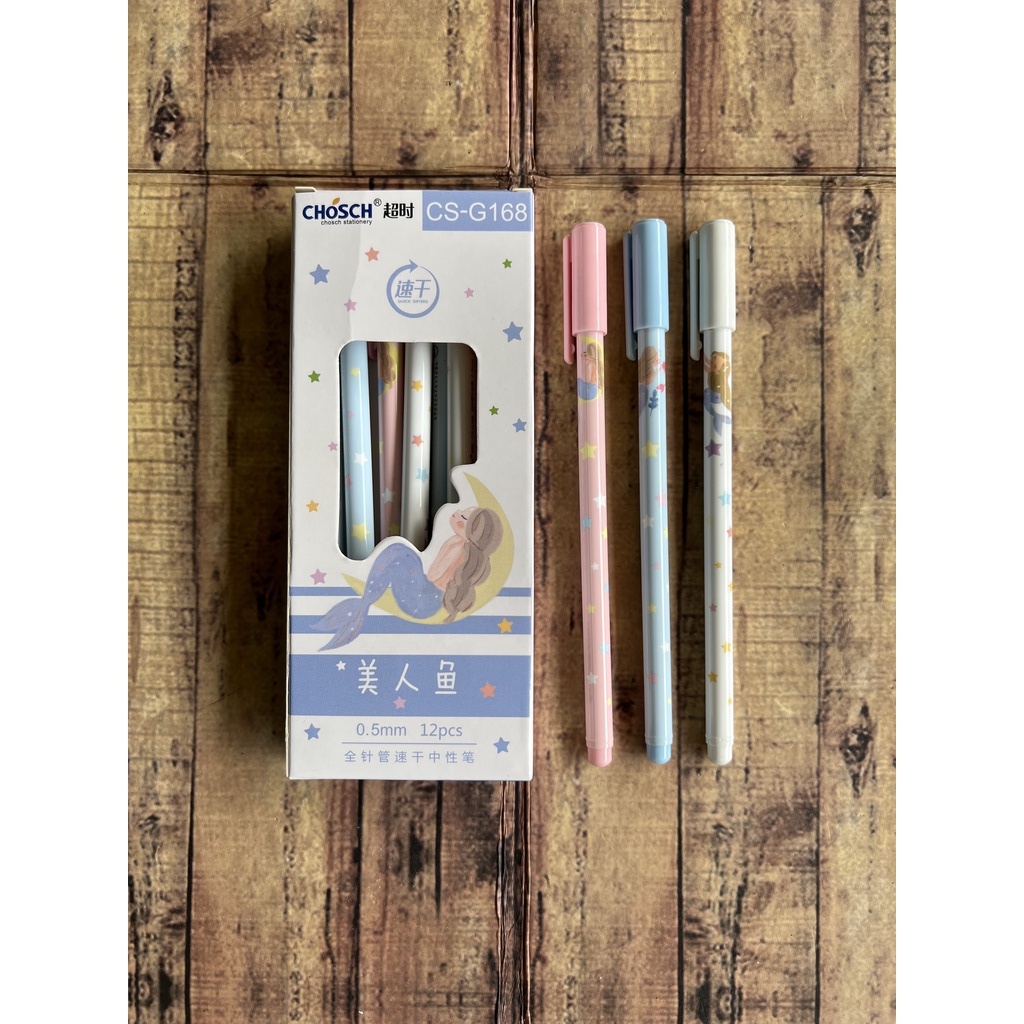 

Pen Chosch G168 0.5 mm - Ballpoint Mermaid Duyung - Pulpen Gell