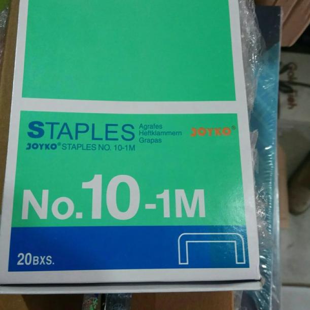 

♥ Isi Staples kecil no.10 Joyko (1 pack isi 20 dus kecil) ➵