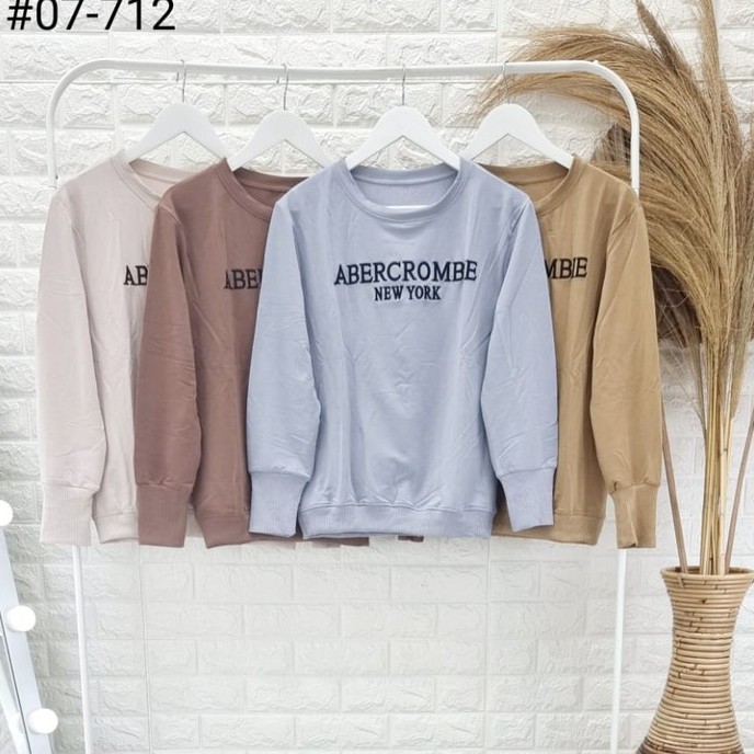 Tunik Import Babyterry Premium Bordir AberCrombe by Fashion Ori Solo