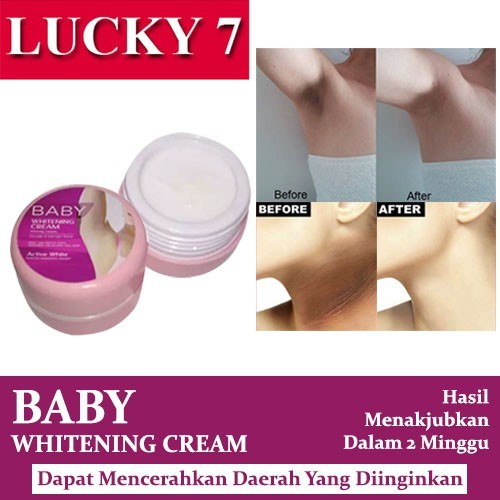 Pemutih Ketiak Baby Whitening Krim - Cream Pemutih Badan, Ketiak, Leher,Pantat dan Selangkangan