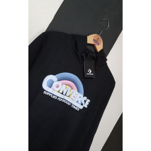 Hoodie Converse Classic Script Men's Original Resmi